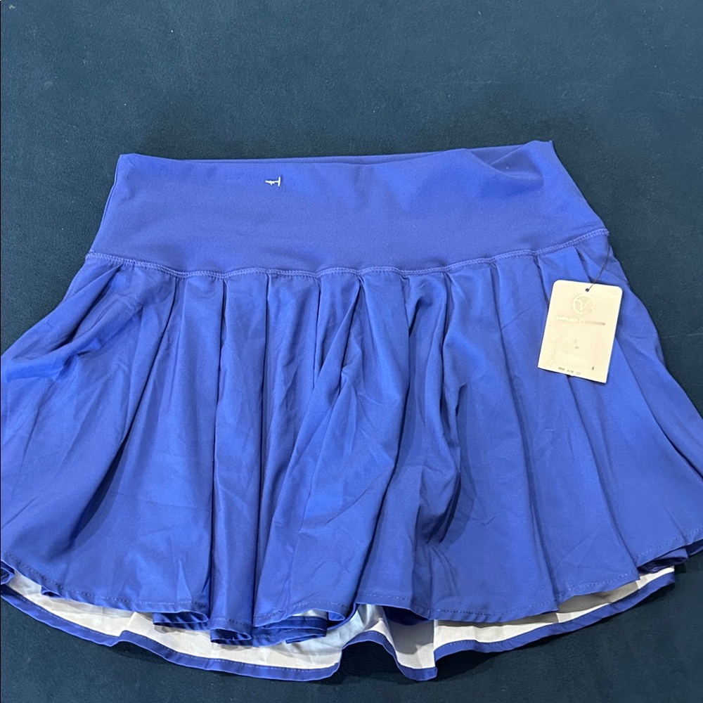 VOGO Athletica Royal Blue Circle Skater Skirt
